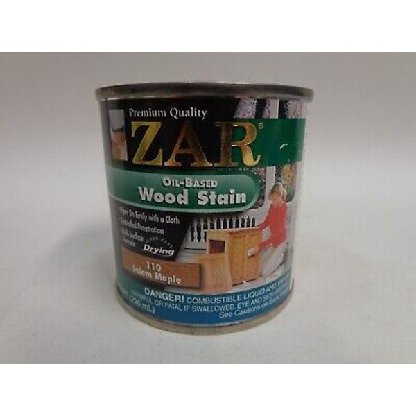 ZAR 110 Salem Maple Wood Stain 1/2 Pint Oil Based Interior