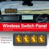 4 Gang Wireless Switch Panel Circuit Control Box 12VFor Dodge Ram 1500 2500 3500