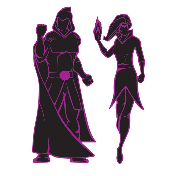 Beistle Villain Silhouettes