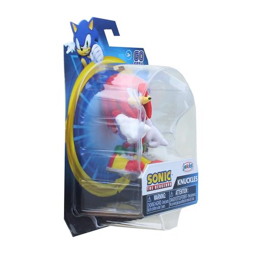 Sonic The Hedgehog Action Figure 2.5 Inch Knuckles Collectible Toy, Red
