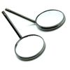 Dental Mirror Brown Handle with Bright Light Removable Mirrors #4 & #5 Examination Instruments