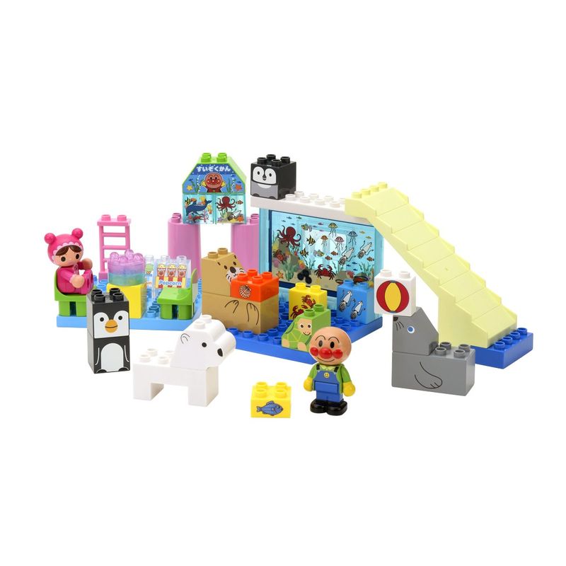 Block Lab Anpanman Sparkling Ice Aquarium Block Set (World Block Series ...