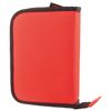 tee-uu Drive Organiser DIN A6 3 Colours Logbook Folder Storage in Glove Compartment Removable Key Clip Red Black Blue, red