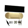 ZEZEFUFU Basic Complete Fingerboard Handmade Finger Skateboard with Wheels Nuts Trucks Tool Kit