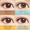 Color contacts Naturally one day elegant black 10 pieces DIA14.2PWR-5.25