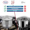 Alpine Cuisine Aramco AI14830-12, 12 Quart Steamer Pot Set
