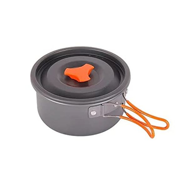 Great for Solo Camping Cookers, Set of 2 with Pot Lids, 2 Cups, Ladles, Spoons, and Sponges, Camping, Outdoors, Solo Camping, Solo Can, Pair Camping, Pair Can, Tableware, Pots, Pots, Barbecues, Disasters, Disasters, Home Use, Outdoors, Mountain Climbing, 