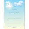 TLC Heavenly Gifts Baptism Certificate - Dove & Clouds - 10 Pack