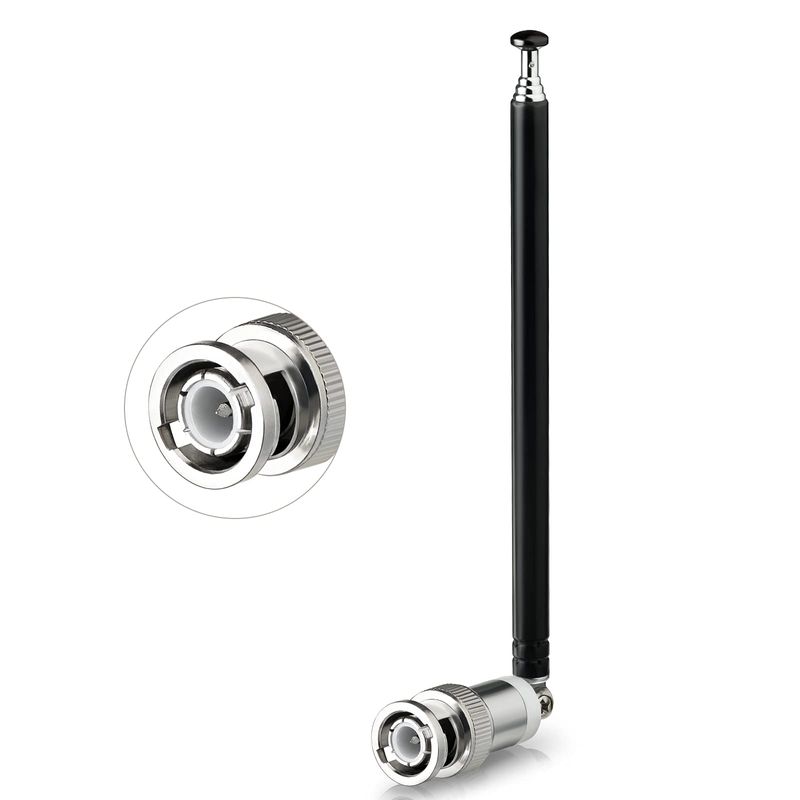 Bingfu VHF UHF 5-Sections 42cm Telescopic Radio Scanner Antenna with ...