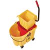 WaveBrake Mop Bucket 4.5 Gal Square Durable Dirty Water Web Molded Plastic Red