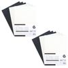 A4 Double Sided Glitter Pack 350gsm 6 Sheets - 2 Pack (Black & White)