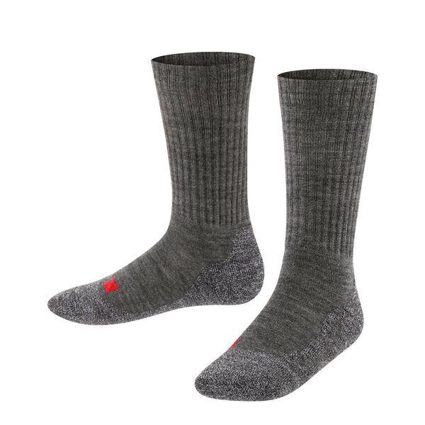 FALKE Active Warm Children's Socks Pack of 2, Asphalt (3180)