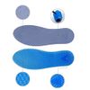 1Pair Blue Silicone Gel Reusable Honeycomb Full Length Non Slip Comfort Sports Insole Air Cushion Damping Shoe Pad Cushion Shoe Inserts for Men Women (Large)