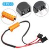 2pcs Car LED Decoder H7 LED Headlight Bulb Canbus Decoder H7 LED Canbus No Error Load Resistor