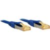 LINDY Cat.7 S/FTP PIMF LSOH, blau, 0,3m Patchkabel