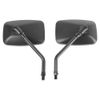 For Honda Shadow Phantom 750 Black Motorcycle Rear View Mirrors 10mm Rectangle