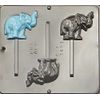 Elephant Lollipop Chocolate Candy Mold 3421
