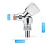 Bächlein Universal Device Valve Self-Sealing, Machine Connection Valve with Backflow Preventer, Device Angle Seat Valve