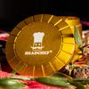 Headchef Sun Machine Grinder 4-Piece, Size 62 mm, Gold