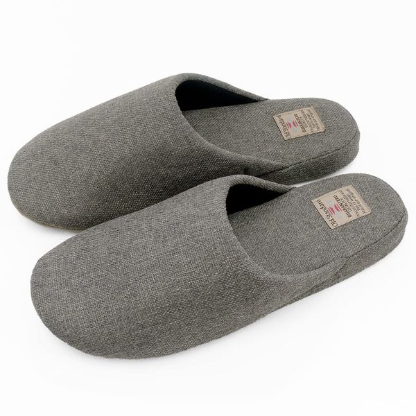 Okumura AAAA6019GY Slippers, Old Standard, Soft, Large, Gray