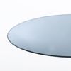 Spancraft 42" Round 1/2" Thick Clear Tempered Glass Table Top with Ogee Edge, Replacement Glass Top for Dining, End, Outdoor Patio Tables
