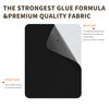 Azobur Sofa Repair Patch - 6 Self Adhesive Microfiber Patches for Luxurious Look Quick Fix Sofa (Black)