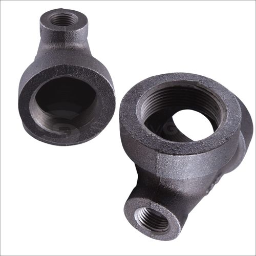 Supply Giant CU368H 1-1/2" x 3/4" x 1-1/2" Cast Iron Threaded Reducing Tee for Industrial Piping or DIY Projects with Black Finish