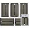ElectroCookie Prototype PCB Solderable Breadboard for Electronics Projects Compatible for DIY Arduino Soldering Projects, Gold-Plated (5 Pack + 1 Mini Board, Matte Black)