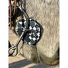Schulz Equine Patterned Neoprene Bit Guard Teal Leopard Aztec