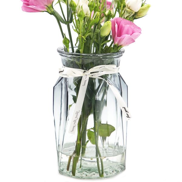 OFFIDIX Glass Vase, Flower Base, Stylish, Flower Vase, Hydroponics, Interior Decoration, Weddings, Events, Decorations, Arrangements, Flowers, Office, Home Decoration, Gradient, Scandinavian Style,