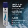 Colibri Premium Butane Fuel Refill for Lighters, Butane Torch Replacement Canisters, 99.999% Pure Butane Refill Fluid for Lighters, 90ml (3.04fl oz) Cans, Pack of 3