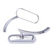 Chrome Mini Motorcycle Mirrors For Harley Davidson Street Glide Softail Touring