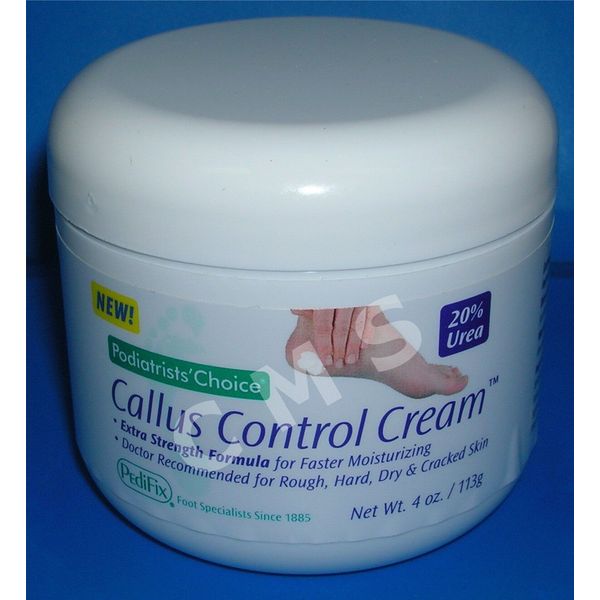 PediFix Podiatrists Choice Callus Control Cream 20% Urea 4oz Dry Rough Hard Skin