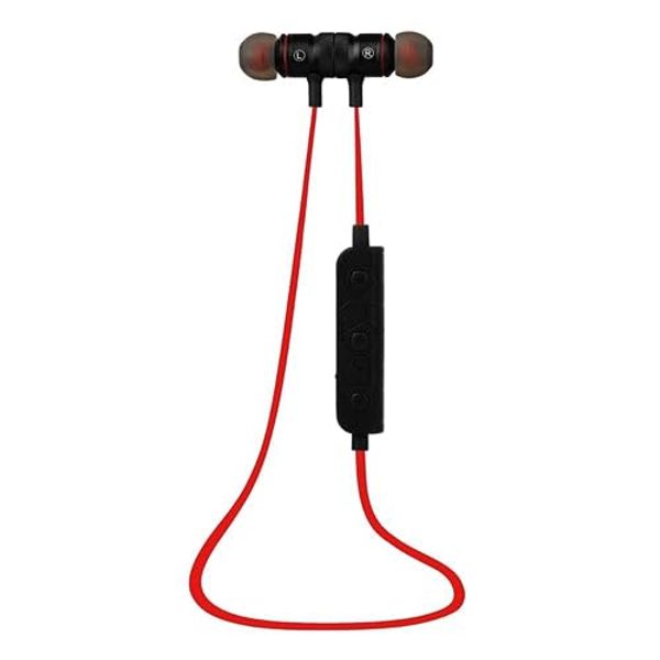 Wireless Headsets in-Ear Neckband Headphones Sweat-Proof Sport Earbuds w/Call Alert Number Broadcast for Gym Running Hiking