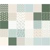 5 Beutel mit 60 Blättern, 15 x 15 cm, romantisches Design