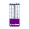 Ultrasound Badge Buddy Vertical w/Height & Weight Conversion Charts (Oversized, Purple)