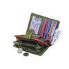 STARHIDE Womens RFID Blocking Compact Soft Leather Multi Coloured Purse 5535 (Green Multi)