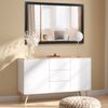 24 x 36" Rectangular Wall Mirror Sturdy Frame HD Clear Images Makeup Mirror