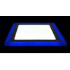 18w Square Recessed LED Ceiling Panel Light Dual Colour Cool White/Blue