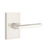 Emtek Privacy Set, Modern Rectangular Rosette, Helios Lever, Satin Nickel, RH