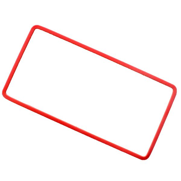 AWESOME AS-NPC-03 License Plate Frame Silicone Cover Red