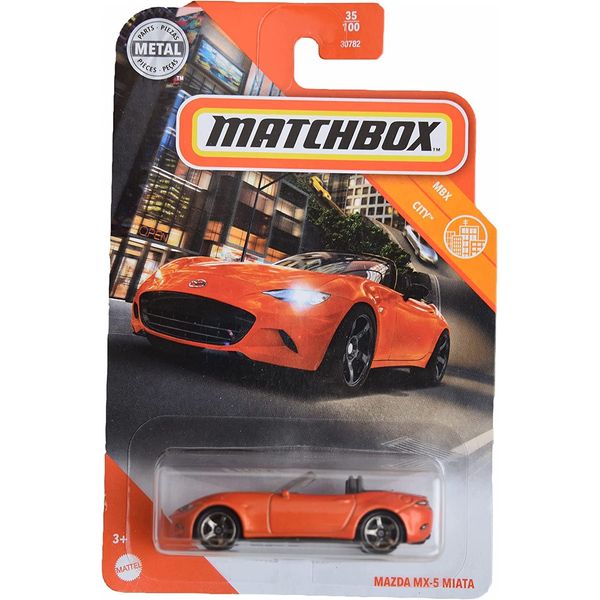Matchbox Mazda MX-5 Miata, [Orange] City 35/100