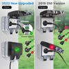 2022 Outdoor Socket Waterproof Socket IP66 with Switch Indicator Light, Weatherproof Outdoor Socket Surface-Mounted Outdoor Socket Garden Wall Socket with Lockable Hinged Lid Double Socket FR