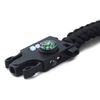 Multifunctional Survival LED Laser Flashlight Bracelet Outdoor 7 in 1 Handwoven Rechargeable Infrared Equipment, [02] MD