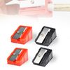 TAYCZGQL 4 Pack Carpenter Pencil Sharpener Large Jumbo Wide for Flat Carpenters Lumber Construction Pencils Rectangle Square Rectangular