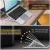 Adjustable Aluminum Laptop Stand – Ergonomic Desk Riser Holder for MacBook PC