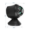 Adjustable Electronic Compass for Car, Boat & Vehicle - Explorer Compass, Black