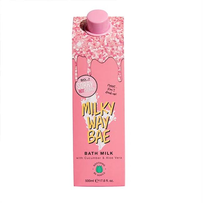 So…? Sorry Not Sorry Womens Milky Way Bae Vegan Bath Milk (500ml) 57011