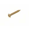 Gold Wood Screws Countersunk #4  X 3/4 Inch - 50 Pack