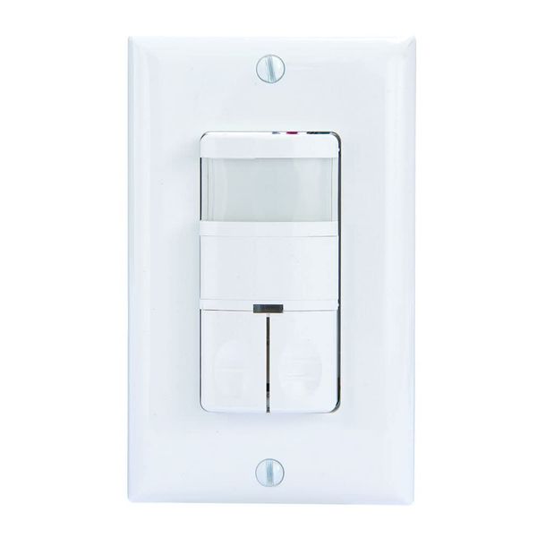 Intermatic iOS-DDR-WH Decorator PIR Dual Relay Occupancy Sensor